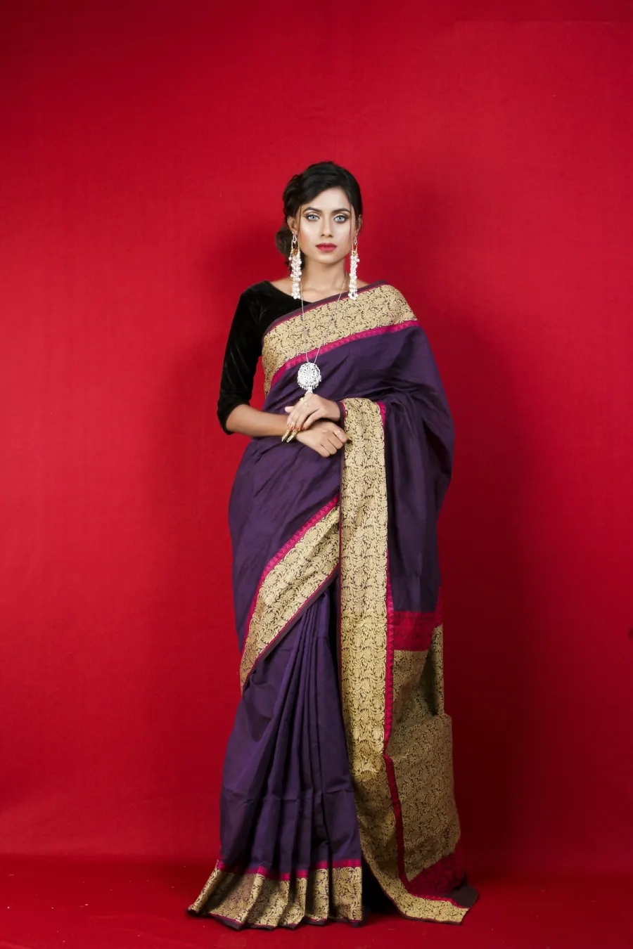 Fabindia Handspun Tussar Silk Saree